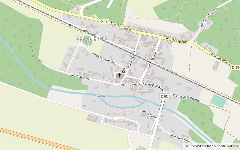 Église Saint-Vallier location map