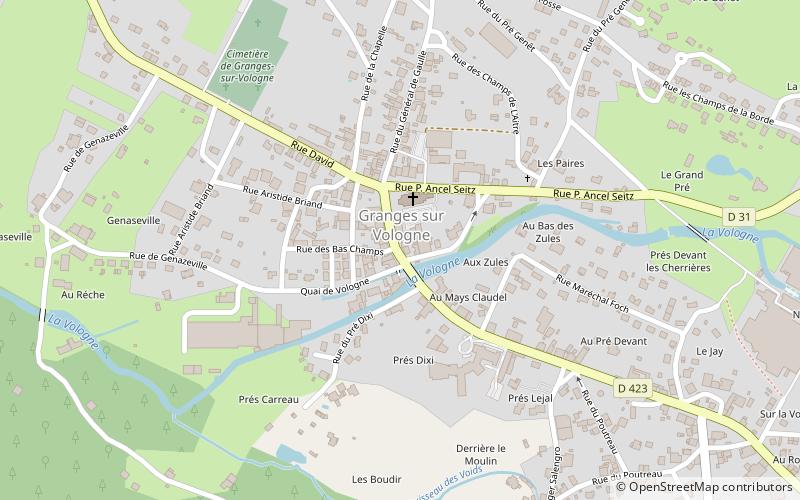 Granges-sur-Vologne location map