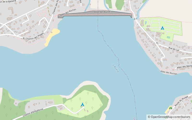 Lac de Bouzey location map