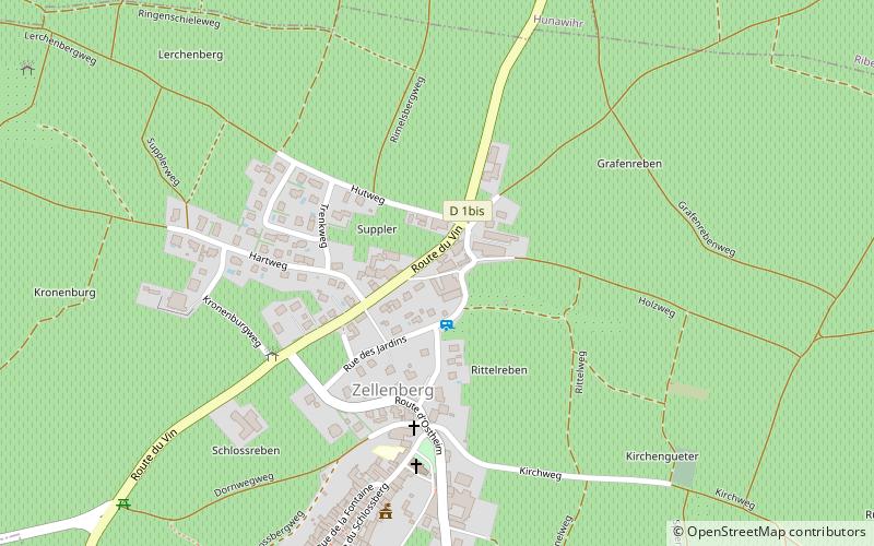 Zellenberg location map