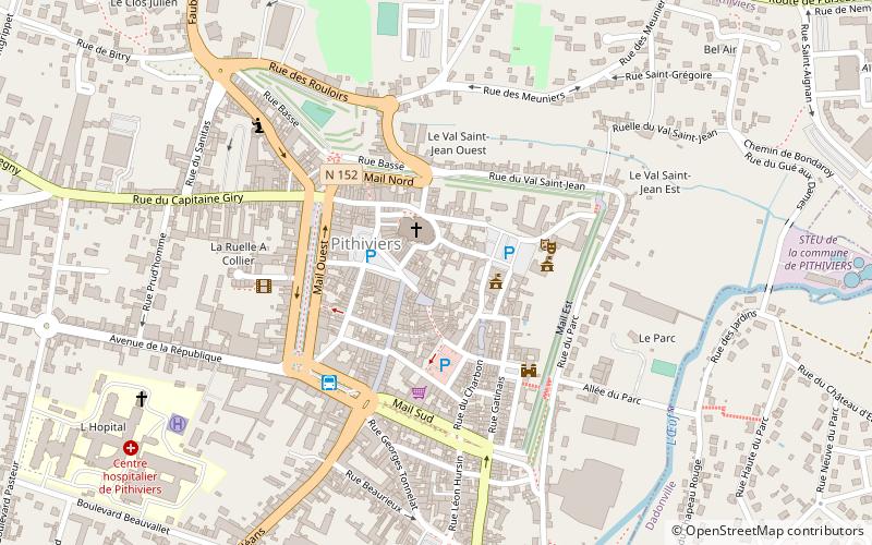 pithiviers internment camp location map