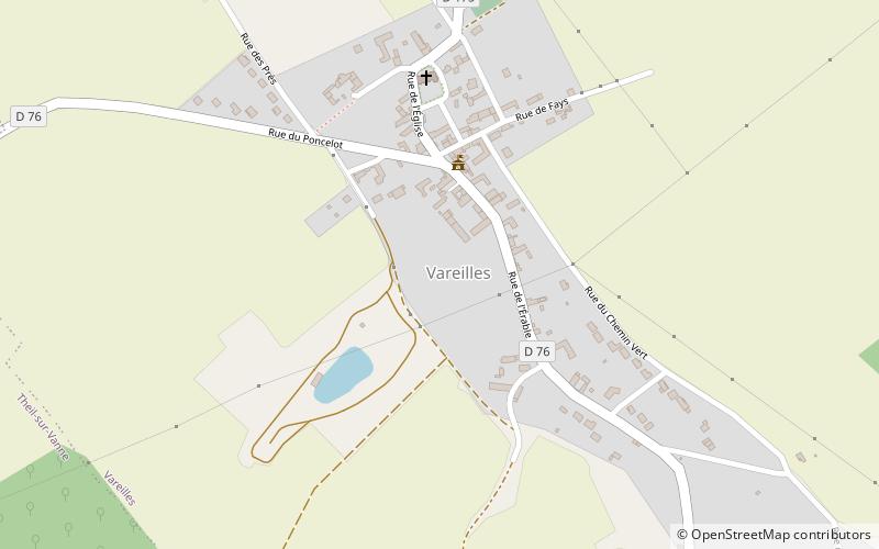 Vareilles location map