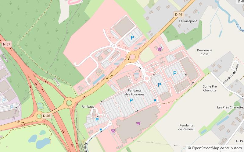 Jeuxey location map