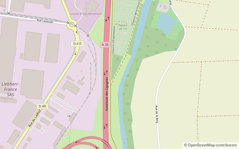 Canal de Colmar location map