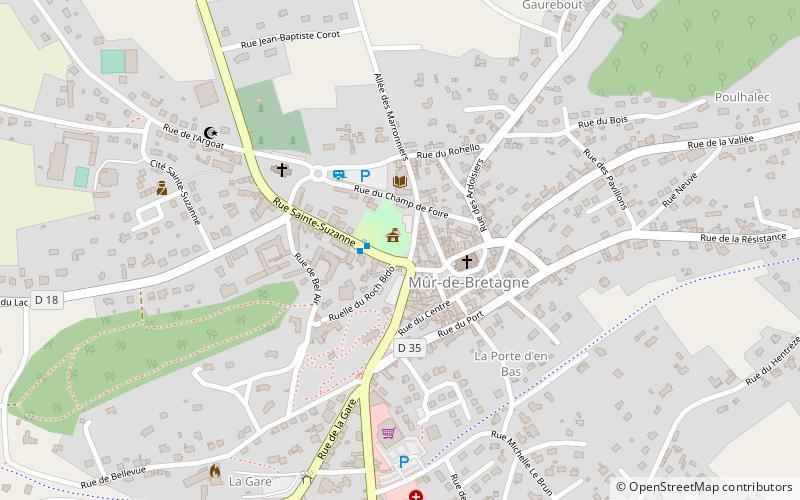 Mûr-de-Bretagne location map