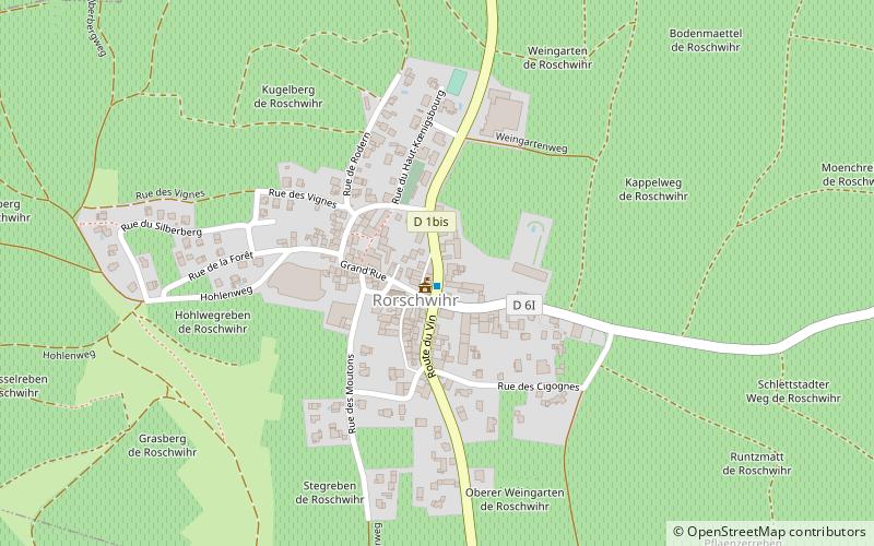 Rorschwihr location map
