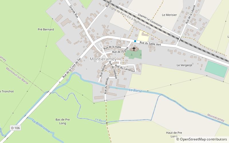 Montiéramey Abbey location map