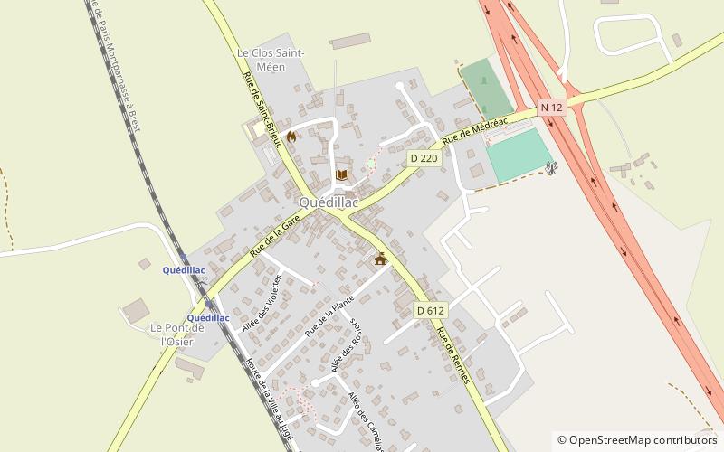 Quédillac location map
