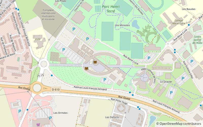 universite de technologie de troyes location map