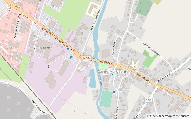 Sainte-Marguerite location map