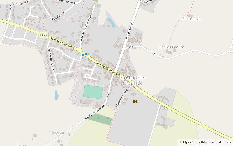 La Chapelle-Chaussée location map