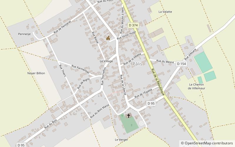 Palis location map