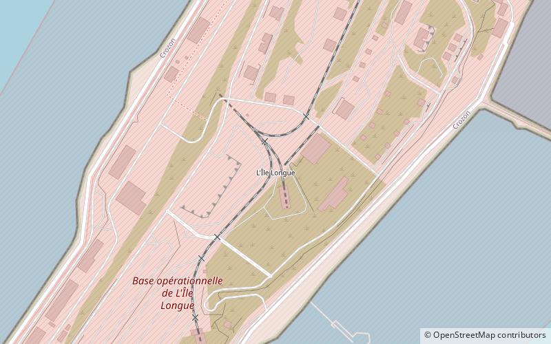 Île Longue location map