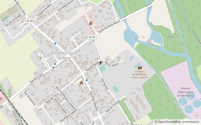Saint-Sulpice Church location map