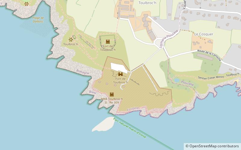 Fort de Toulbroc'h location map