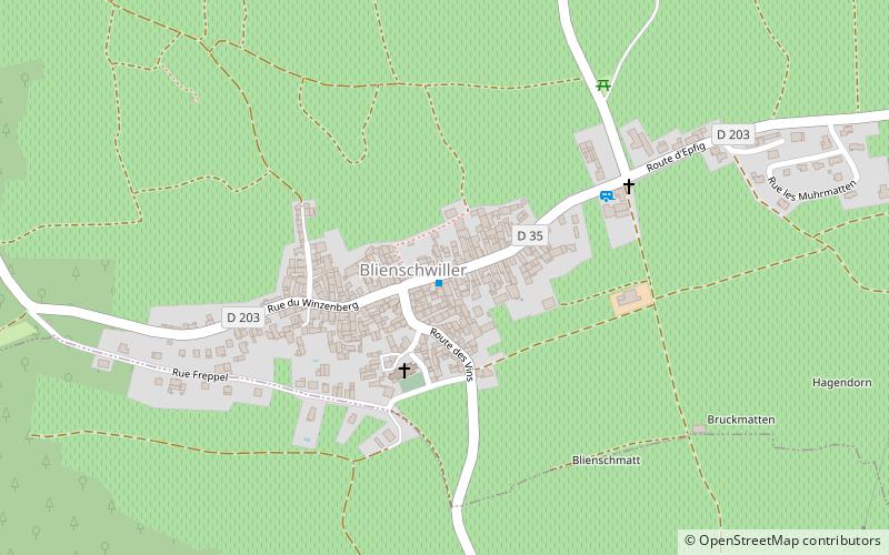 Blienschwiller location map