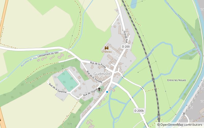 Gudmont-Villiers location map