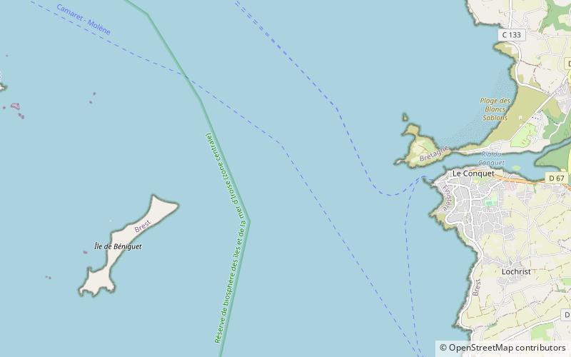 Chenal du Four location map