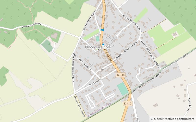 Oncy-sur-École location map