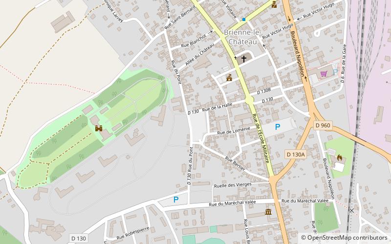 Halles location map