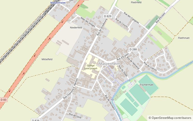 Matzenheim location map