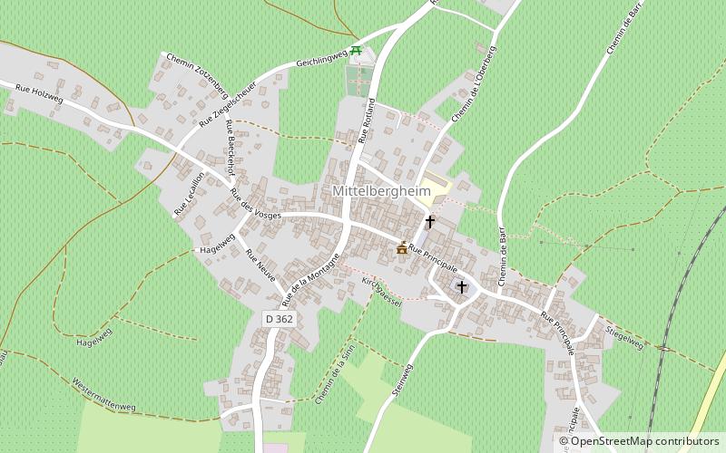 Mittelbergheim location map