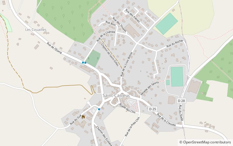 Saint-Carreuc location map