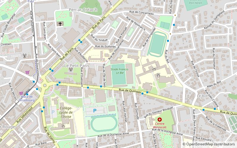 Stade Francis-Le Blé location map