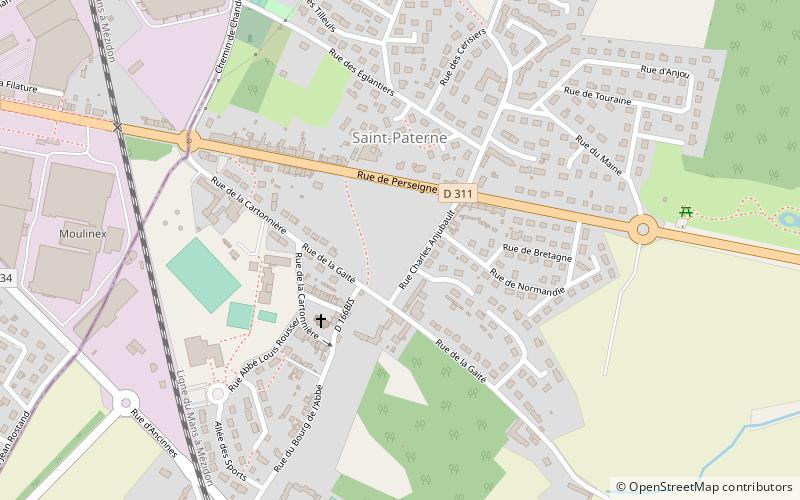 Saint-Paterne location map
