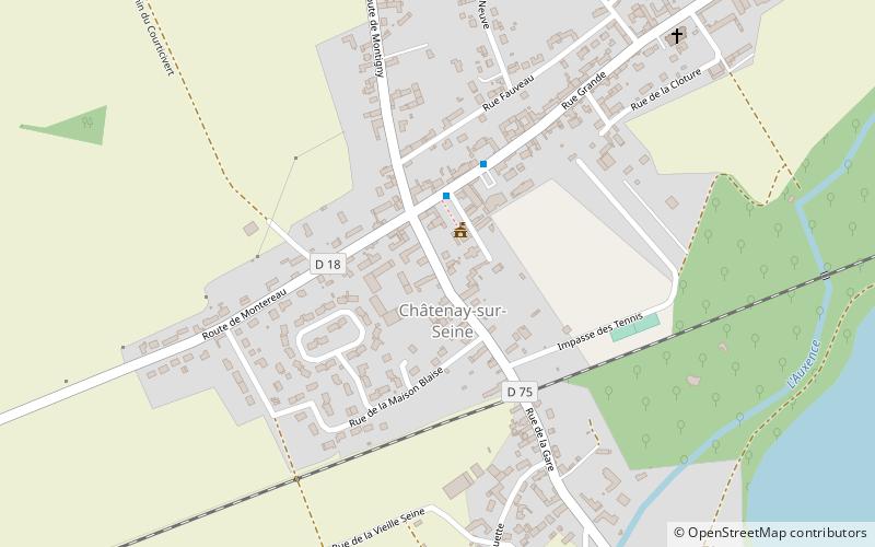 Châtenay-sur-Seine location map