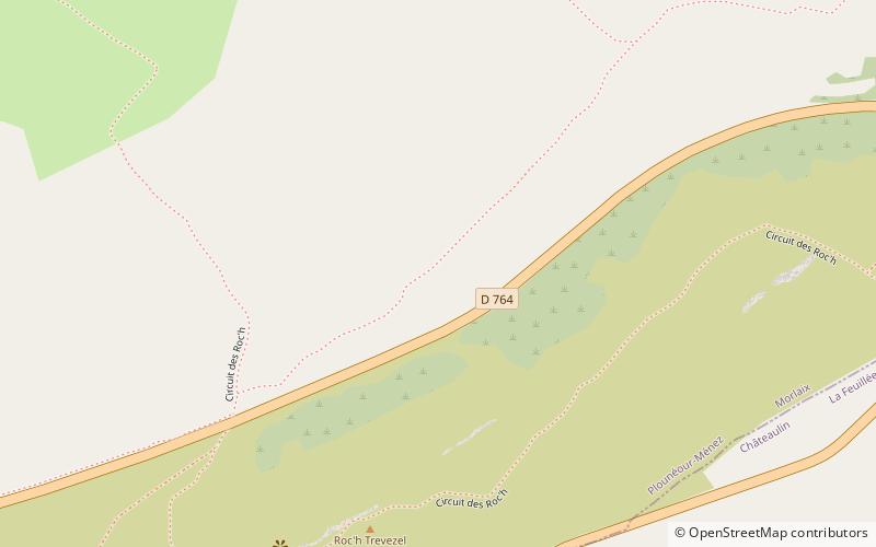 Roc’h Trévezel location map