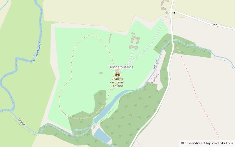 Château de Bonnefontaine location map