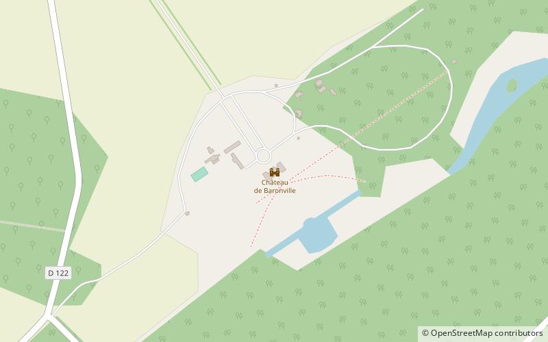 Schloss Baronville location map