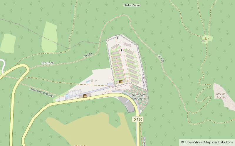 KZ Natzweiler-Struthof location map