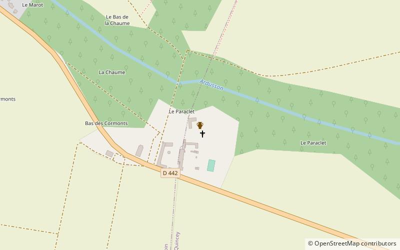 le paraclet location map