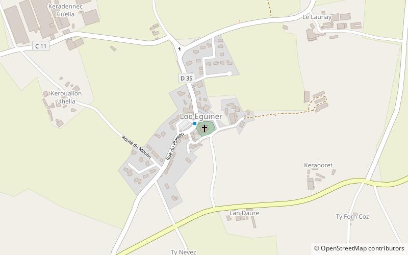 Loc-Eguiner Church location map