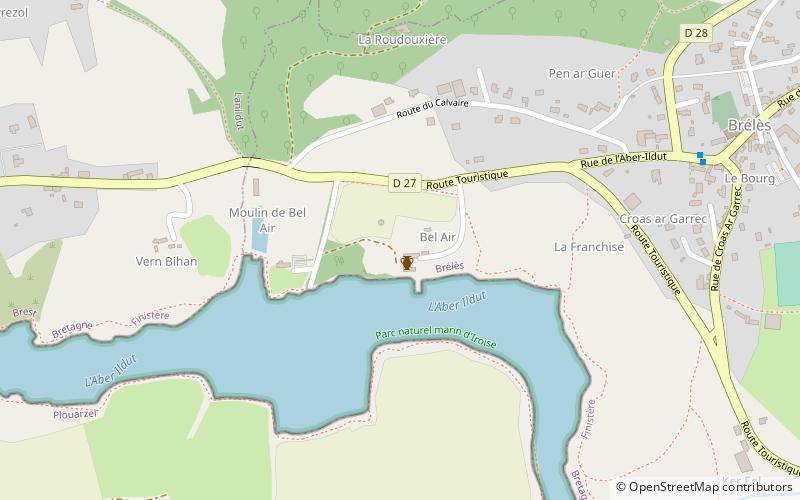Manoir de Bel-Air location map