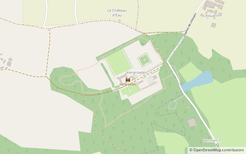 Kergroadez location map