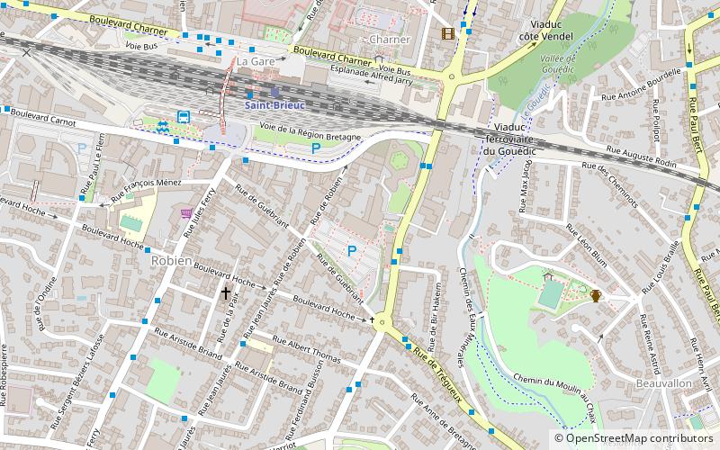 Salle de Robien location map