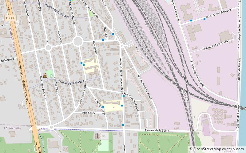 La Rochette location map