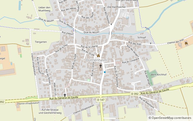 Duttlenheim location map