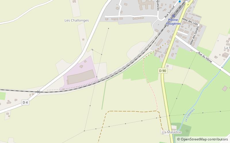 Pleine-Fougères location map