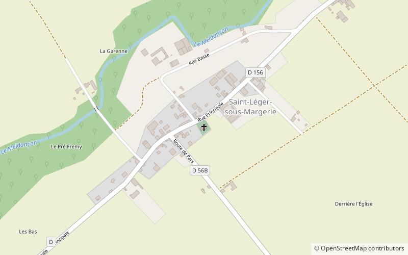 Saint-Léger Church location map