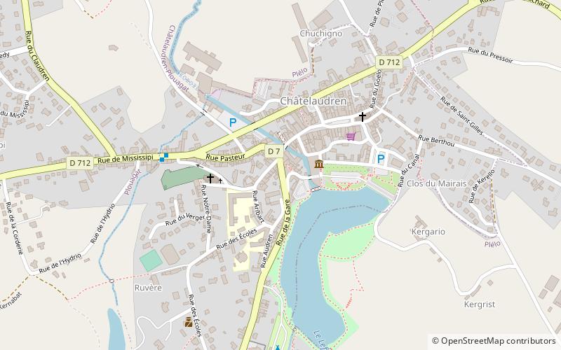 Châtelaudren location map