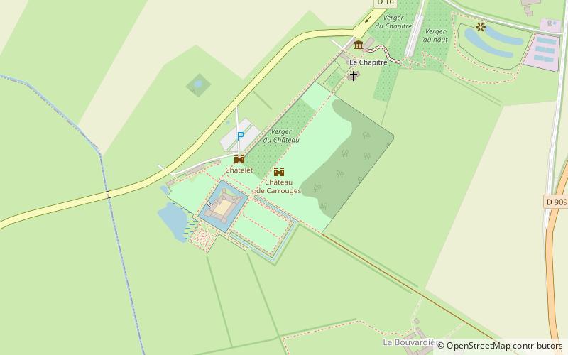 Schloss Carrouges location map