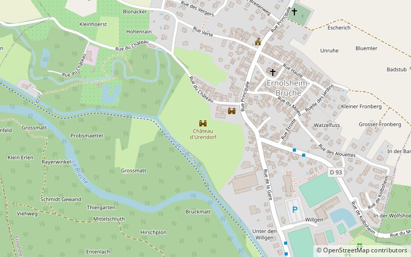 Château d'Urendorf location map