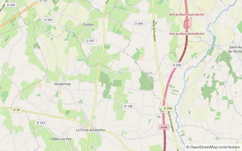 Vergoncey location map