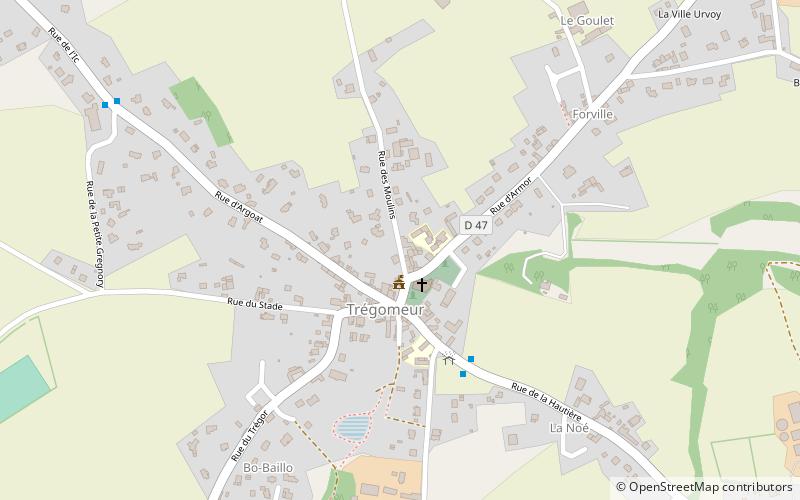 Trégomeur location map
