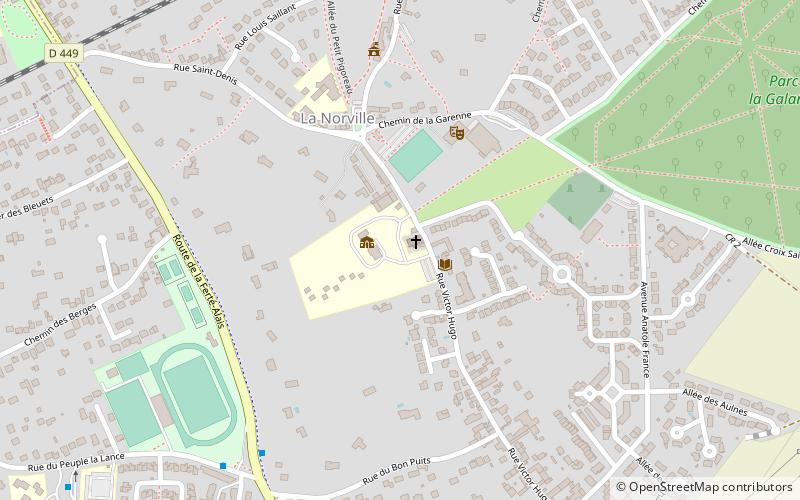 Norville location map