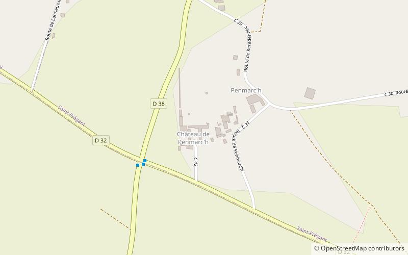 Manoir de Penmarch location map